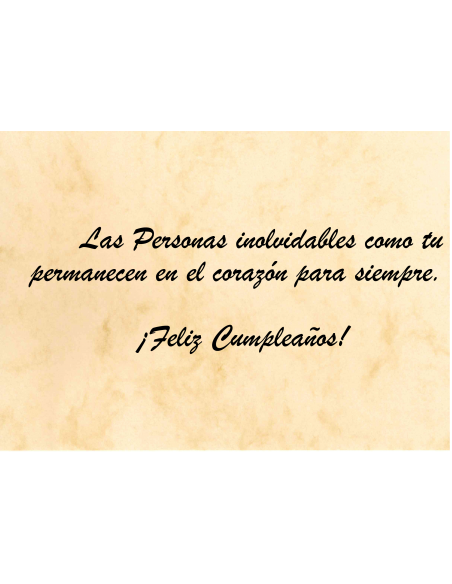 Felicitación Cumpleaños Nº4 - Anglada Esculturas