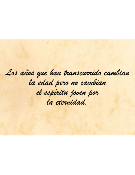 Felicitación Cumpleaños Nº6 - Anglada Esculturas