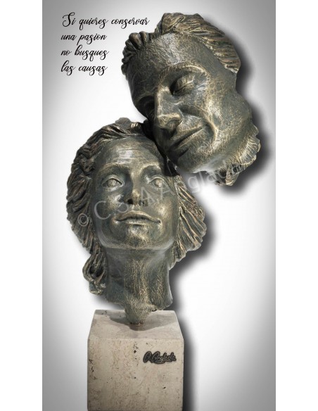 Escultura contemporánes Máscara - Anglada Esculturas
