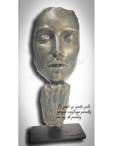 Escultura contemporánea Pausa - Anglada Esculturas