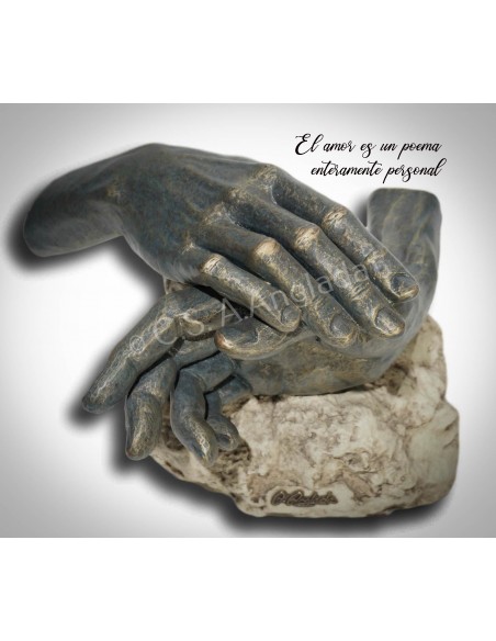 Scultura di mani "Unione" - Anglada Sculture