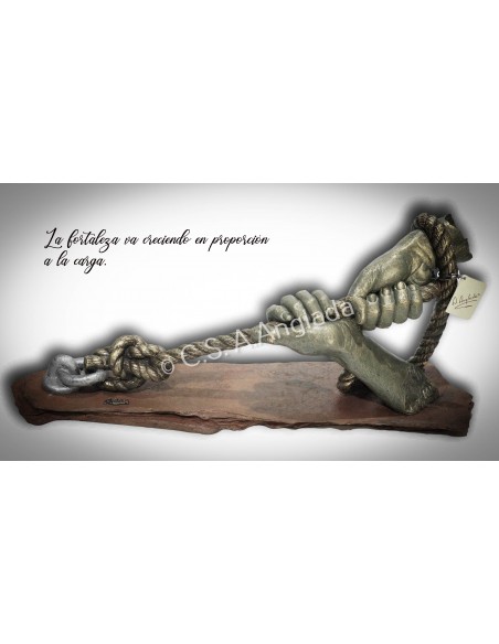 scultura a mano "Allegoria dello sforzo" - Anglada Sculture