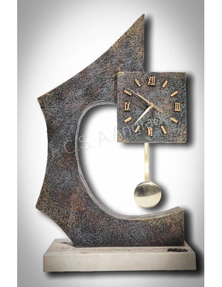 Reloj de mesa "Contrapunto" - Anglada Esculturas