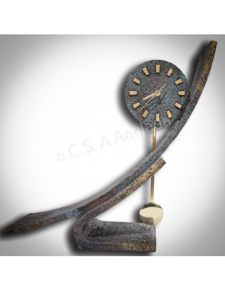 Reloj de mesa "Descenso" - Anglada Esculturas