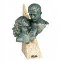 Escultura moderna de pareja COBIJO