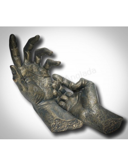 Escultura de manos Alegoría a la Amistad - Anglada Esculturas