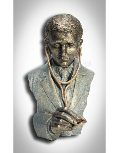 Escultura realista Doctor - Anglada Esculturas