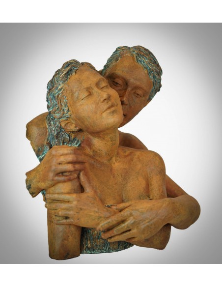Escultura de pareja Afinidad - Anglada Esculturas