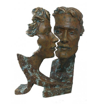 Escultura moderna de pareja SILUETA