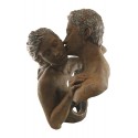 Escultura moderna de pareja Contacto