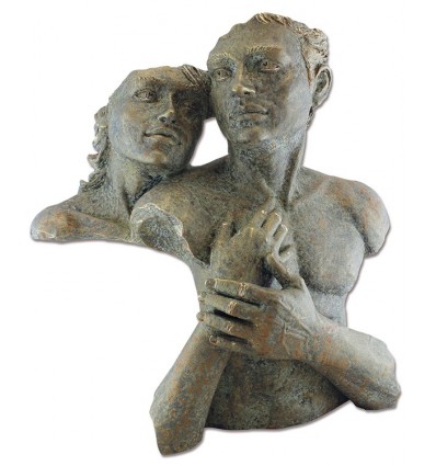 Moderna escultura de pareja SATISFACCIÓN