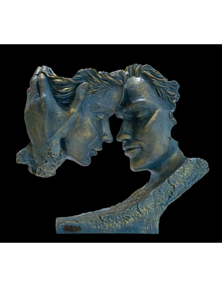 Escultura contenporánea de pareja - Anglada Esculturas