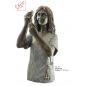 Escultura realista de profesión ENFERMERA de Ángeles Anglada