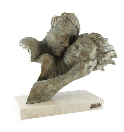 Contemporary couple sculpture Awakenig