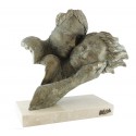 Contemporary couple sculpture Awakenig