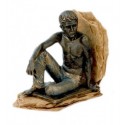 Realistic sculpture Boy Sitting bookend