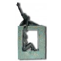 Escultura moderna de pareja EQUILIBRIO de Ángeles Anglada