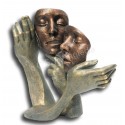 Escultura moderna de pareja Dueto