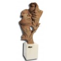 Escultura moderna de pareja Eco