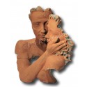 Escultura moderna de pareja Innocencia