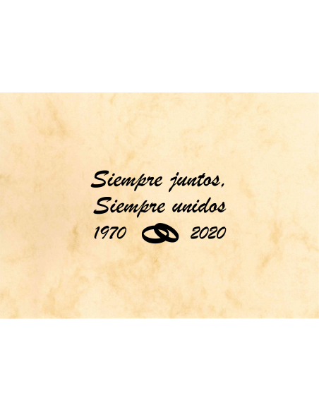 Felicitación Aniversario Boda Nº3 - Anglada Esculturas
